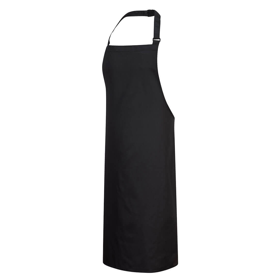 Polycotton Bib Apron, Black - NZ Packaging