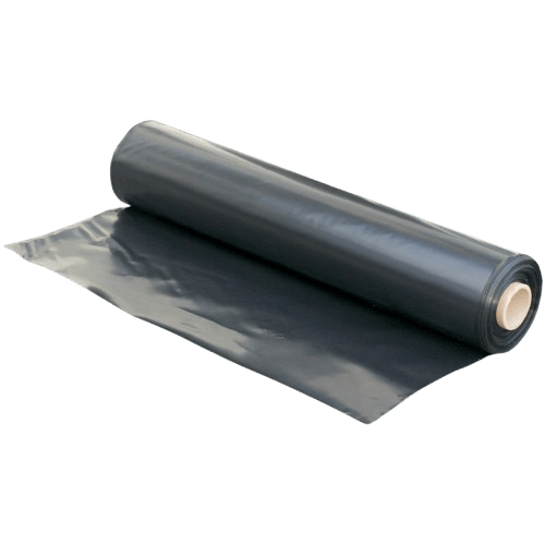 Polythene Roll, Black, 4M x 25M, 250mu - NZ Packaging