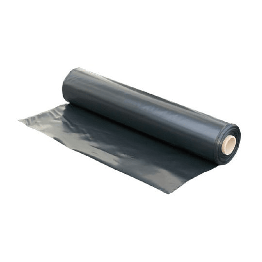 Polythene Roll, Black, 4M x 50M, 250mu - NZ Packaging