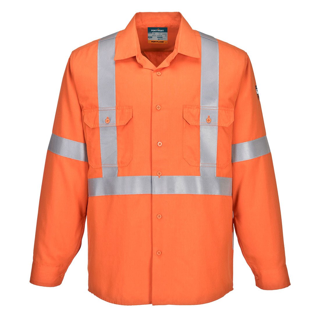 Portflame FR Class D/N X Back Shirt, Orange - NZ Packaging