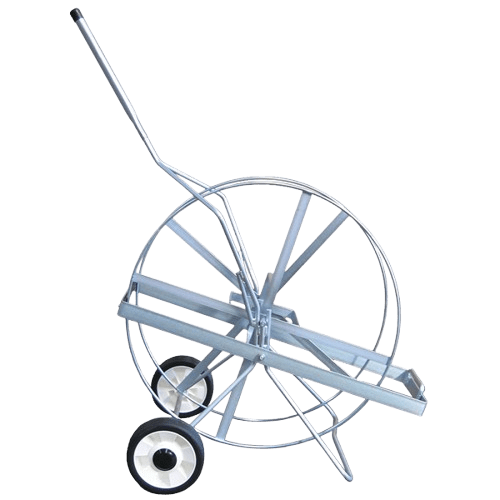 PP Strap Dispenser on Wheels, PB1, Silver - NZ Packaging