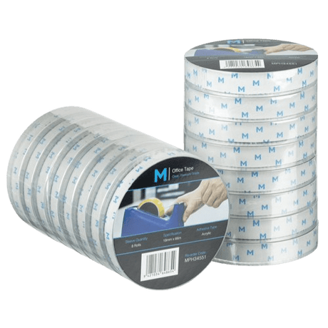 Premium Cellulose Tape, Clear, 18mm x 66m - NZ Packaging