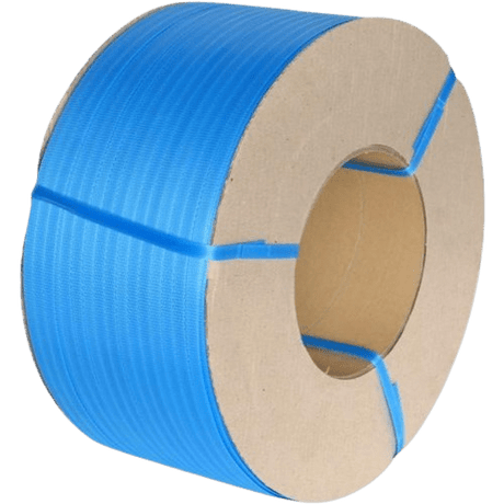 Premium Embossed Strap Machine, Blue, 15mm X 2500m - NZ Packaging