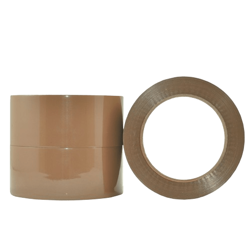 Premium Vinyl Rubber Packaging Tape, Tan, 48mm X 66m - NZ Packaging
