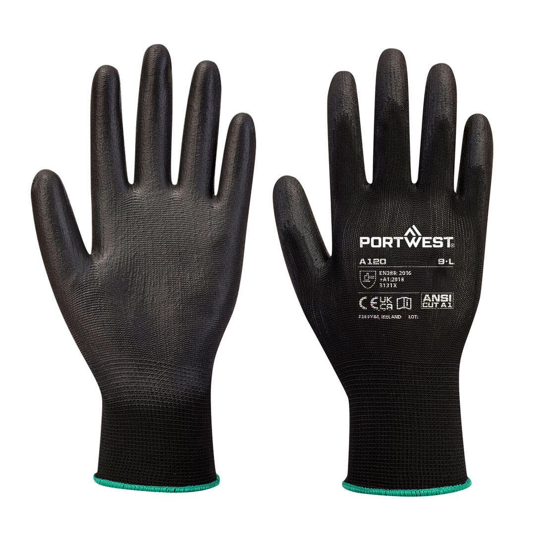 PU Palm Glove, Black - NZ Packaging