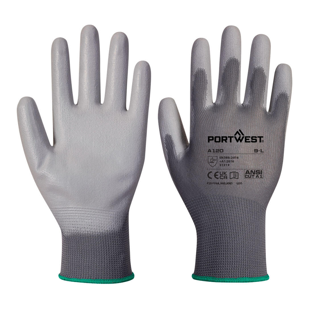 PU Palm Glove, Grey - NZ Packaging