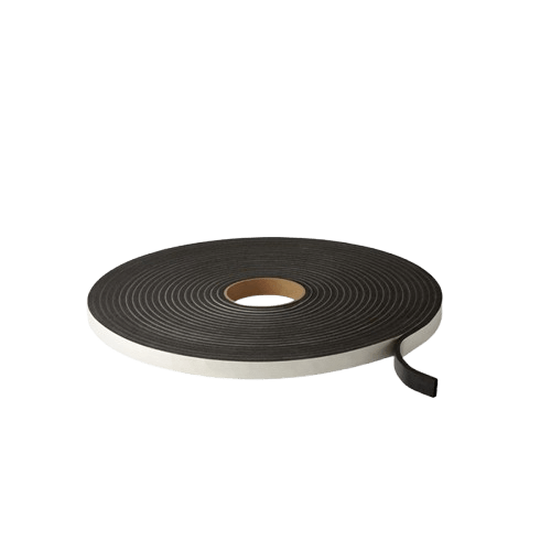 PVC Foam Tape, Medium Density, Closed Cell, Black, 12mm(T) x 21mm(W) x 6m - NZ Packaging