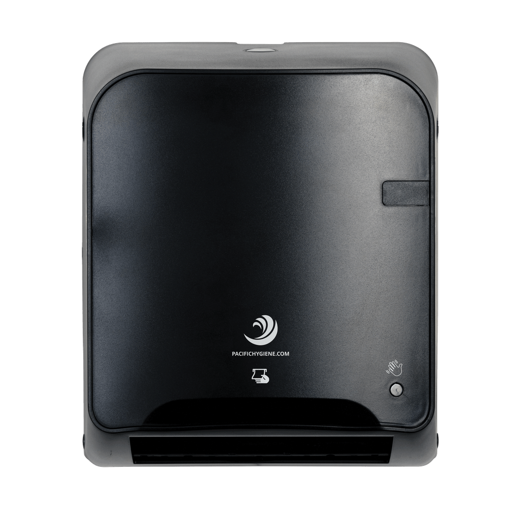 Quartz Auto Sense Hand Towel Dispenser - Black - NZ Packaging