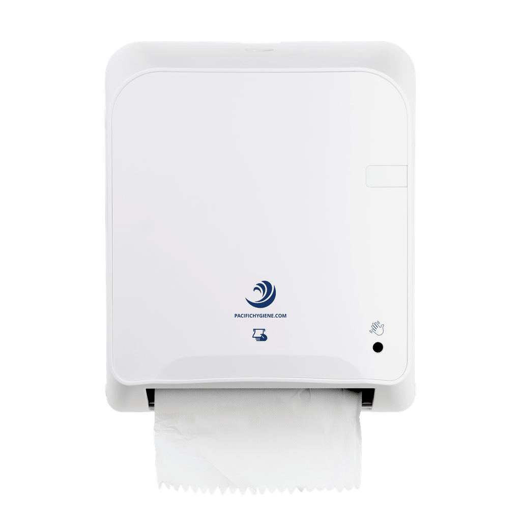 Quartz Auto Sense Hand Towel Dispenser - White - NZ Packaging