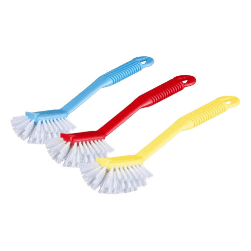 Radial Dish Wash Brush, Assorted Colours - NZ Packaging