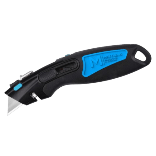 Retractable Cutter Knife, Blue & Black, 19mm - NZ Packaging