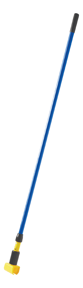 Rubbermaid 60" (152.4cm) Gripper Clamp Style Fibreglass Wet Mop Handle, Blue - NZ Packaging