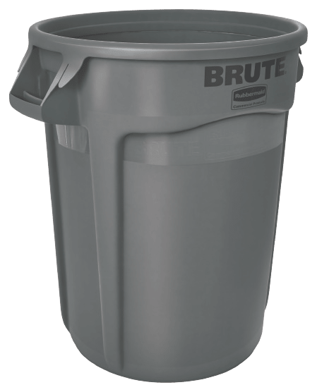 Rubbermaid BRUTE Container 121.1L - Gray - NZ Packaging