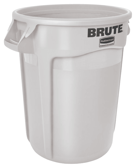 Rubbermaid BRUTE Container 121.1L - White - NZ Packaging