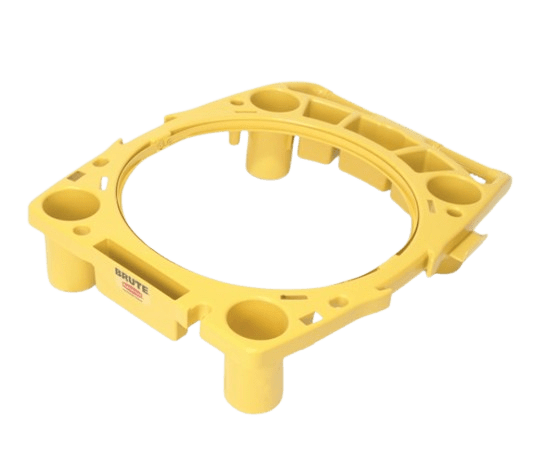 Rubbermaid BRUTE Rim Caddy, Yellow - NZ Packaging