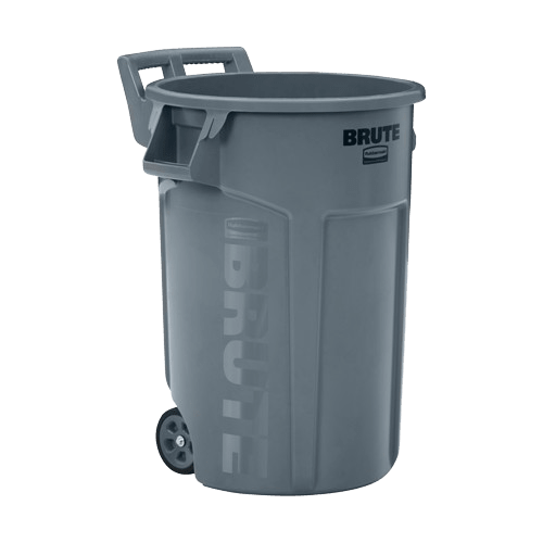 Rubbermaid BRUTE Wheeled Container, 166L Gray - NZ Packaging