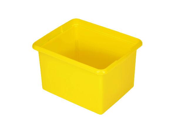 Rubbermaid Organising Bin 29L, Yellow - NZ Packaging