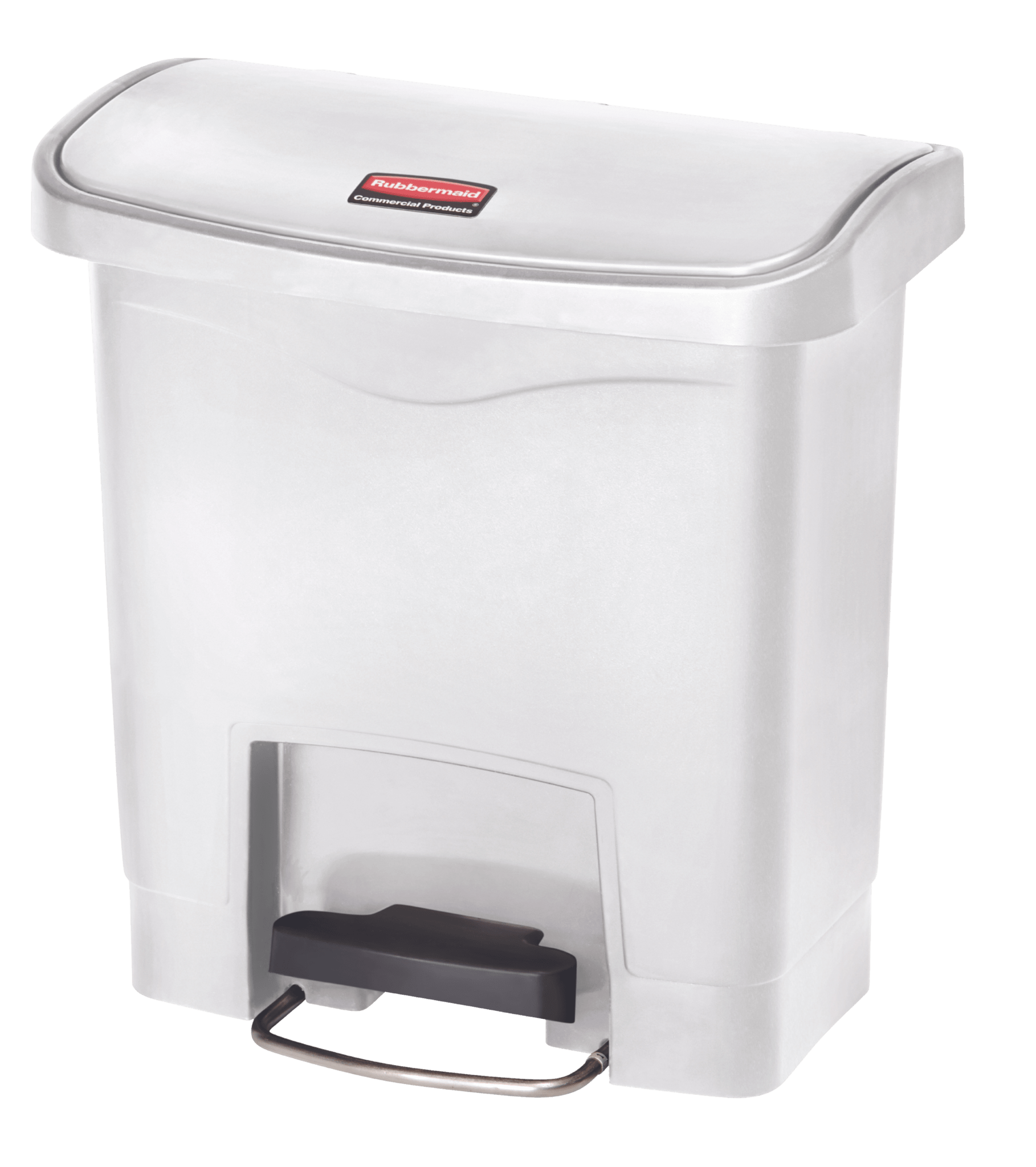 Rubbermaid Streamline Pedal Bin 8Gal, White - NZ Packaging