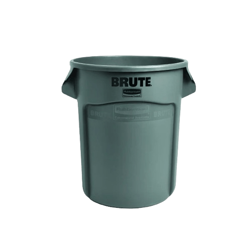 Rubbish Bin, Rubbermaid Brute, Grey, 37.9L, Heavy Duty - NZ Packaging