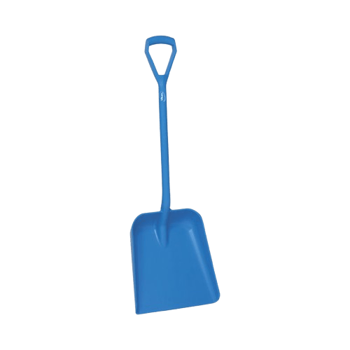 Shovel 379mm X 345mm X 1035mm D Grip Short Handle Large Blade Blue - NZ Packaging