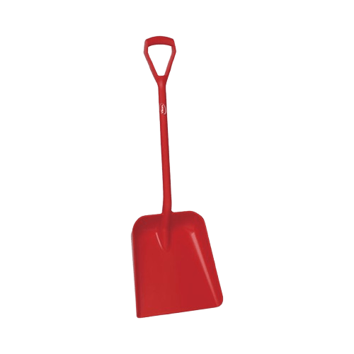 Shovel 379mm X 345mm X 1035mm D Grip Short Handle Large Blade Red - NZ Packaging