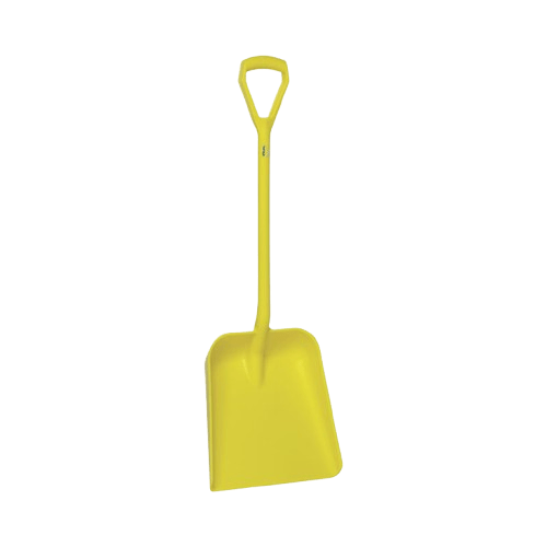 Shovel 379mm X 345mm X 1035mm D Grip Short Handle Large Blade Yellow - NZ Packaging