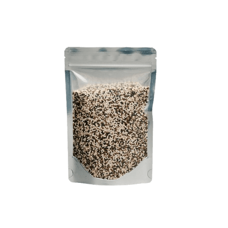 Silver back Clear Front 100g stand up pouch 90mm x 140mm (100) - NZ Packaging