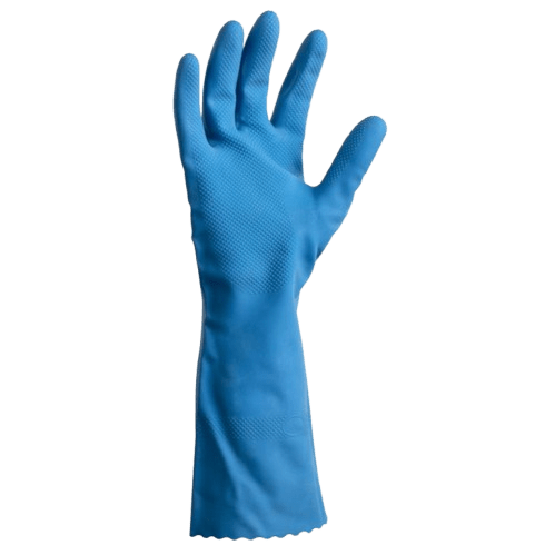 Silverlined RubberGloves, Blue, (12) - NZ Packaging