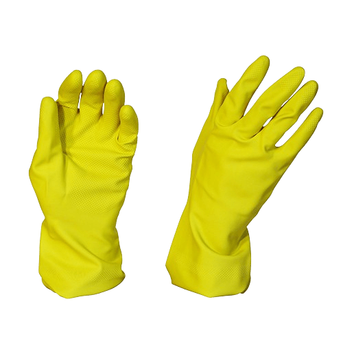 Silverlined RubberGloves, Yellow, Medium (12) - NZ Packaging