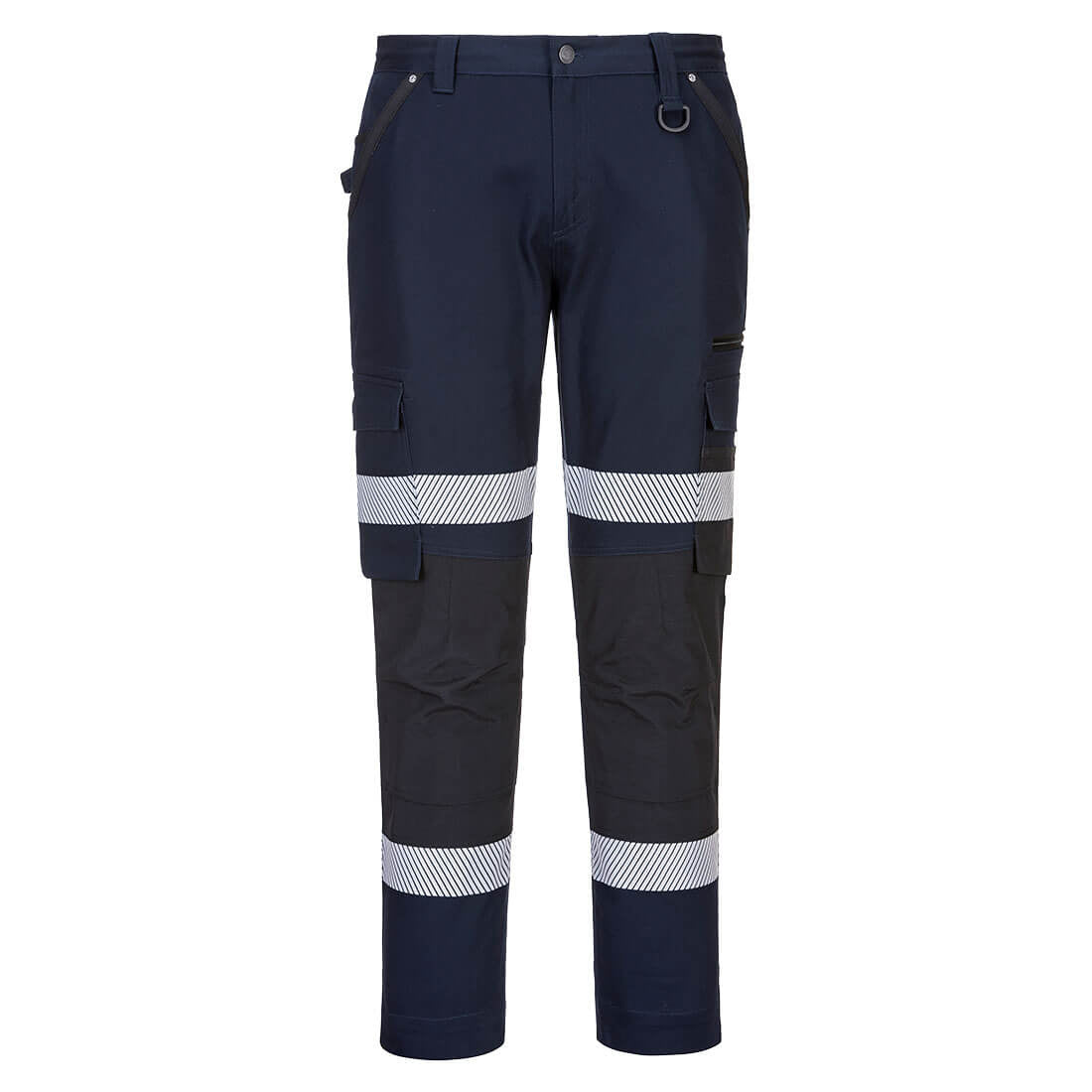 Slim Fit Stretch Bio Motion Pants, Navy - NZ Packaging