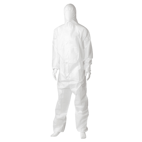SMS Coverall, Type 5/6, White, Breathable Coverall, 50gsm - NZ Packaging