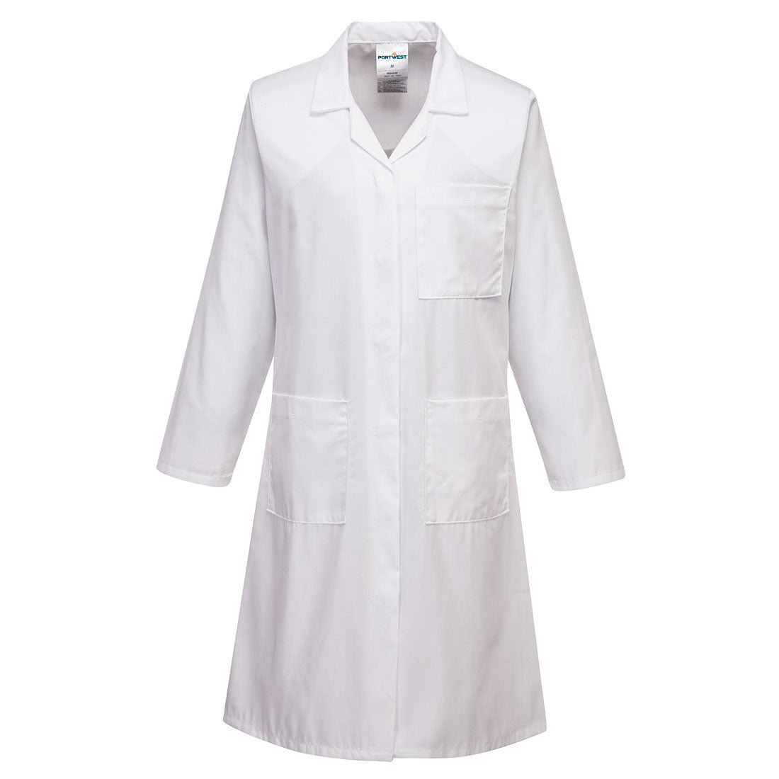 Standard Women's Coat, White - NZ Packaging