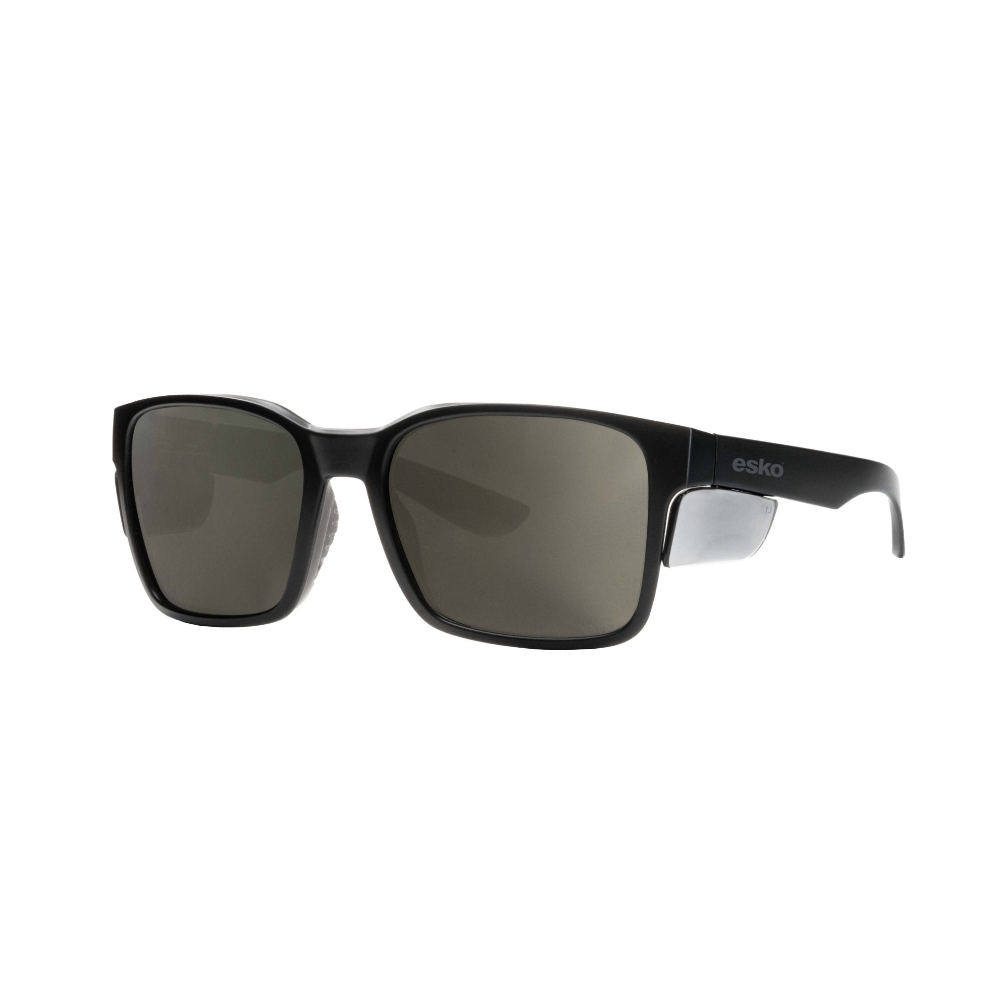 Sumner Matte Black Frame, Smoke Lens With Anti-Fog, Smoke Side Shields, As/Nzs1337.1:2010. Surf Series - NZ Packaging