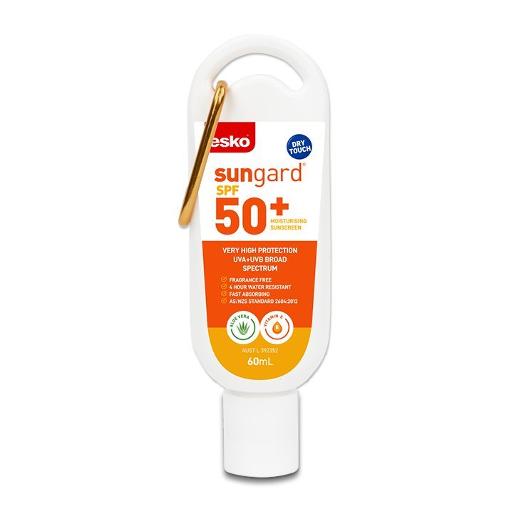 Sungard Spf 50+ Sunscreen, 60ml Bottle With Carabiner Clip - NZ Packaging