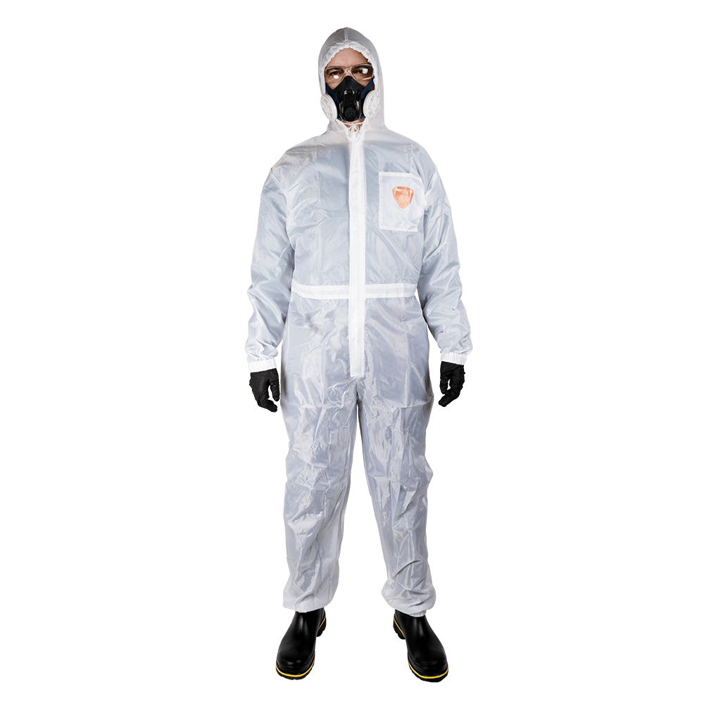 SureSheild Nylon Coveralls, PH7, White - NZ Packaging