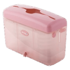 Table Top Trim Towel Dispenser Pink - NZ Packaging