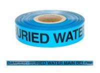 Tape Foil Detector Watermain 50mm X 304m (Blue) - NZ Packaging