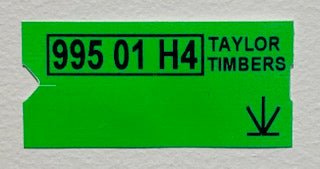 Taylor Timbers Timber Tag Green H4 - No G Grade Verified - NZ Packaging