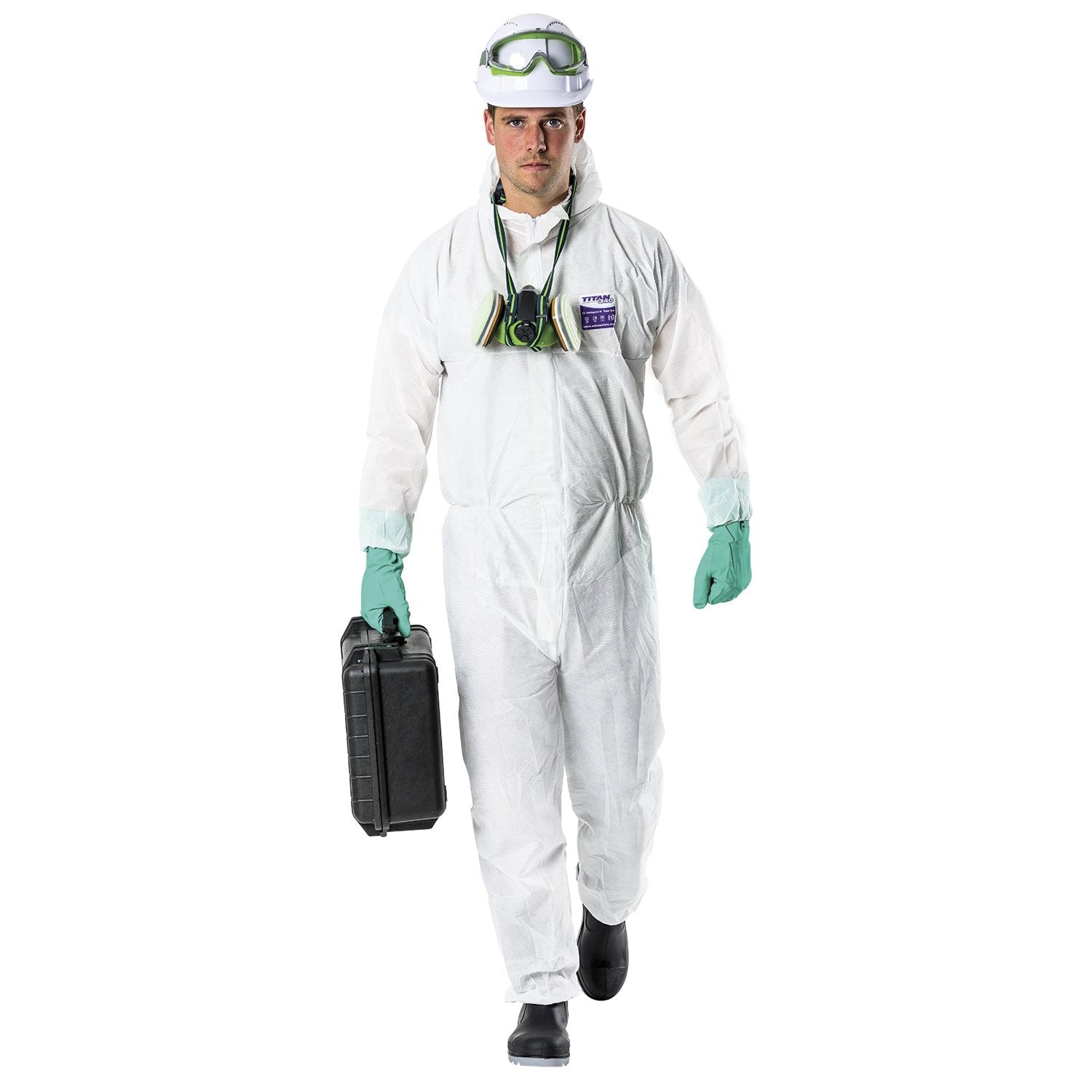 Titan 340 Ce Type 5,6 Cat Iii Disposable Sms Coverall - NZ Packaging