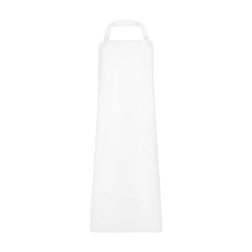 TPU Apron, Adjustable Straps And Clips, White, 1300mm X 900mm - NZ Packaging