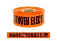 Trench Warning Tape - Electrical 75mm X 250m (Orange) - NZ Packaging