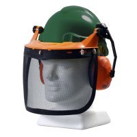 Tuff Nut Forestry Combo Kit, Comes With Pinlock Hard Hat, Browguard Attachment, Ear Muff And Mesh Visor, Green - NZ Packaging