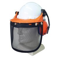 Tuff Nut Forestry Combo Kit, Comes With Pinlock Hard Hat, Browguard Attachment, Ear Muff And Mesh Visor, White - NZ Packaging