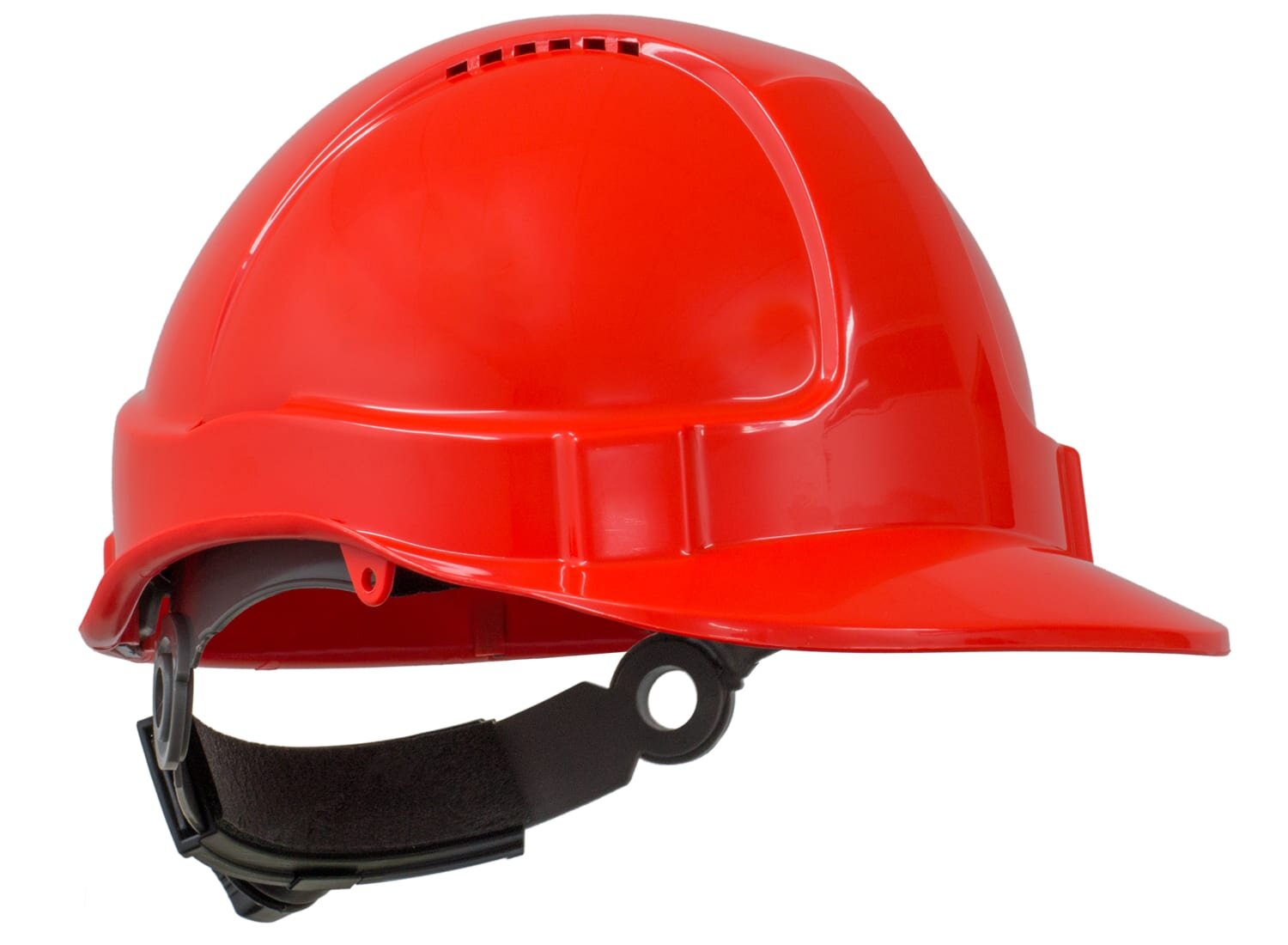 Tuff-Nut Hard Hat, Short Peak, Vented, 6-Point Ratchet Harness, Neon Orange - NZ Packaging