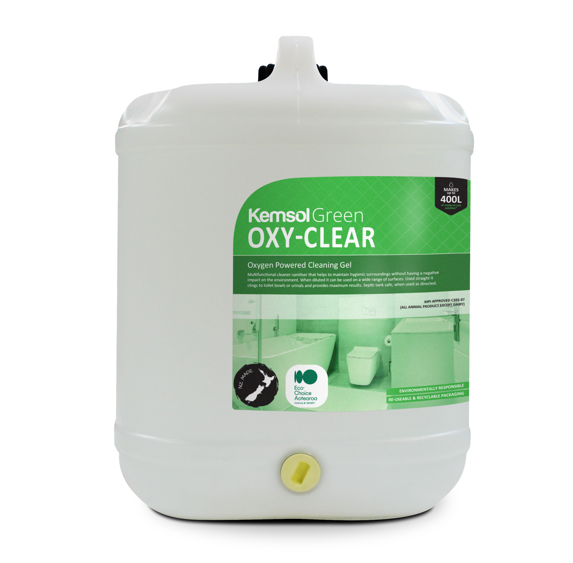 Kemsol Green Oxy-Clear Multi-functional Oxygenated Bleach
