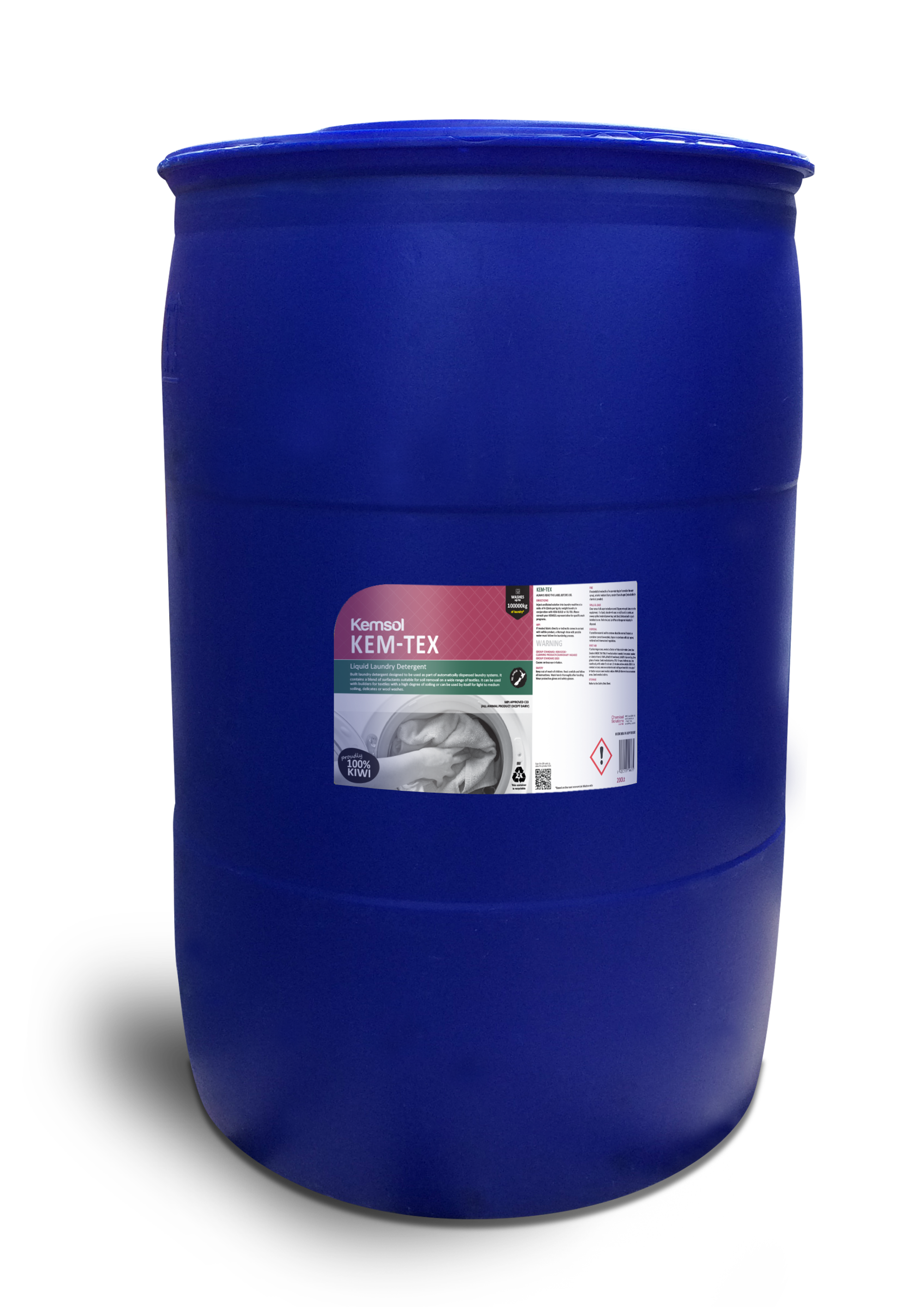 Kem-Tex Liquid Laundry Detergent, 200L
