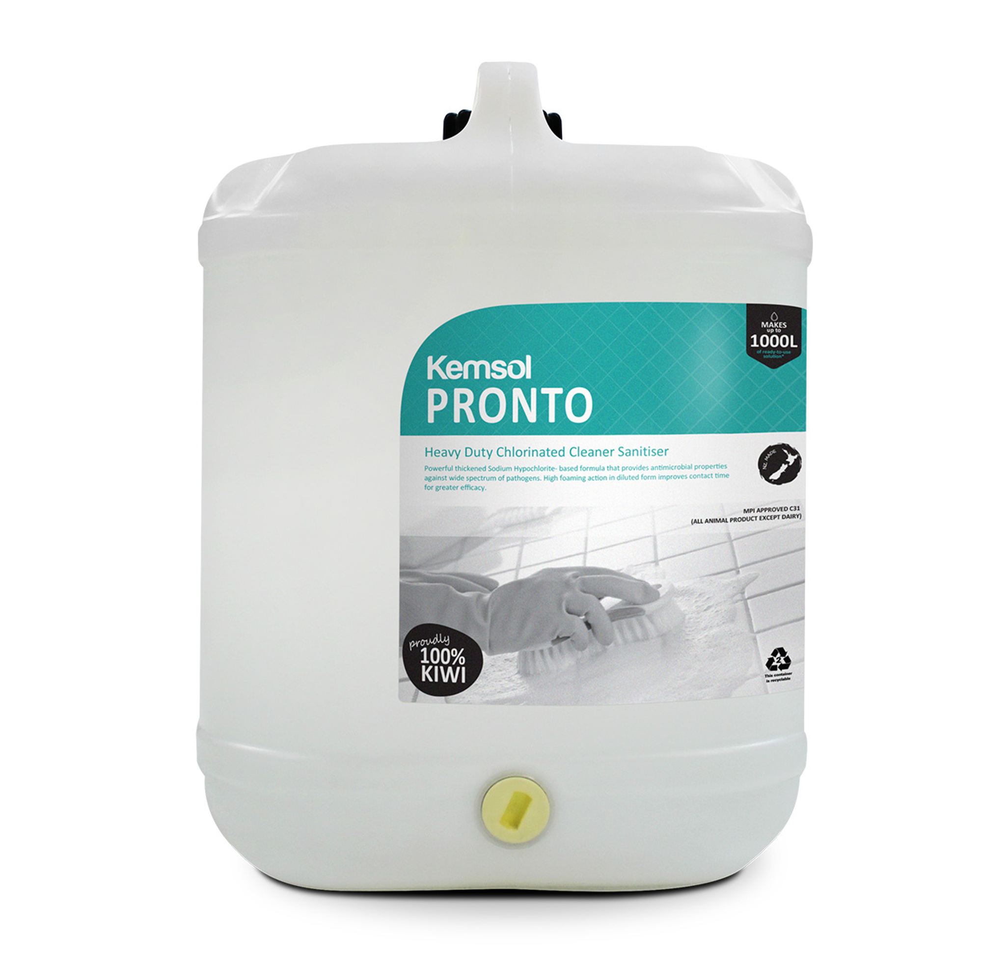 Kemsol Pronto Heavy-Duty Chlorinated Cleaner Sanitiser
