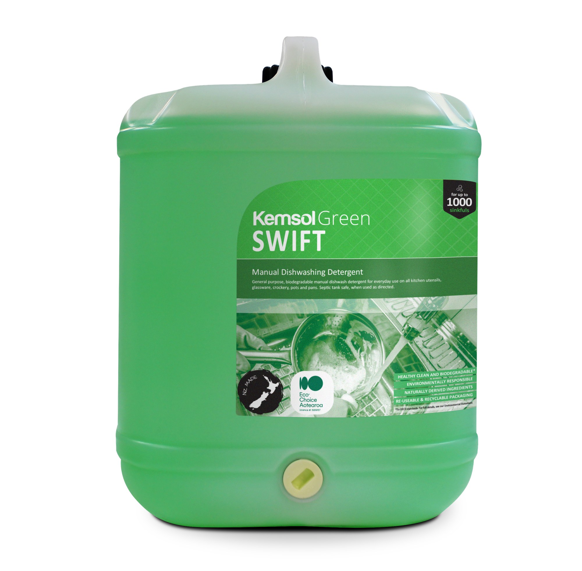 Kemsol Green Swift Manual Dishwashing Detergent