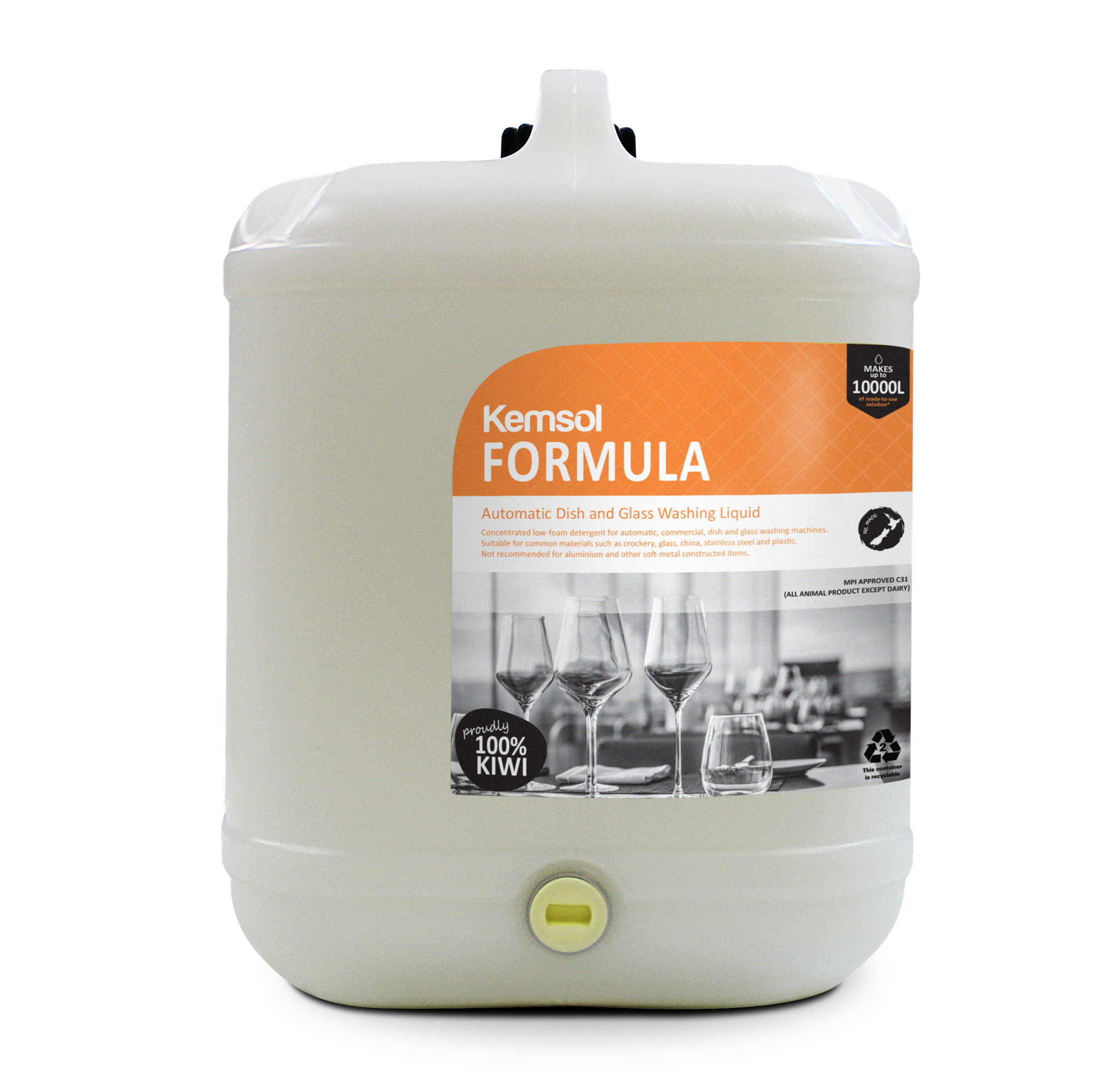 Kemsol Formula Automatic Dish and Glass Washing Liquid