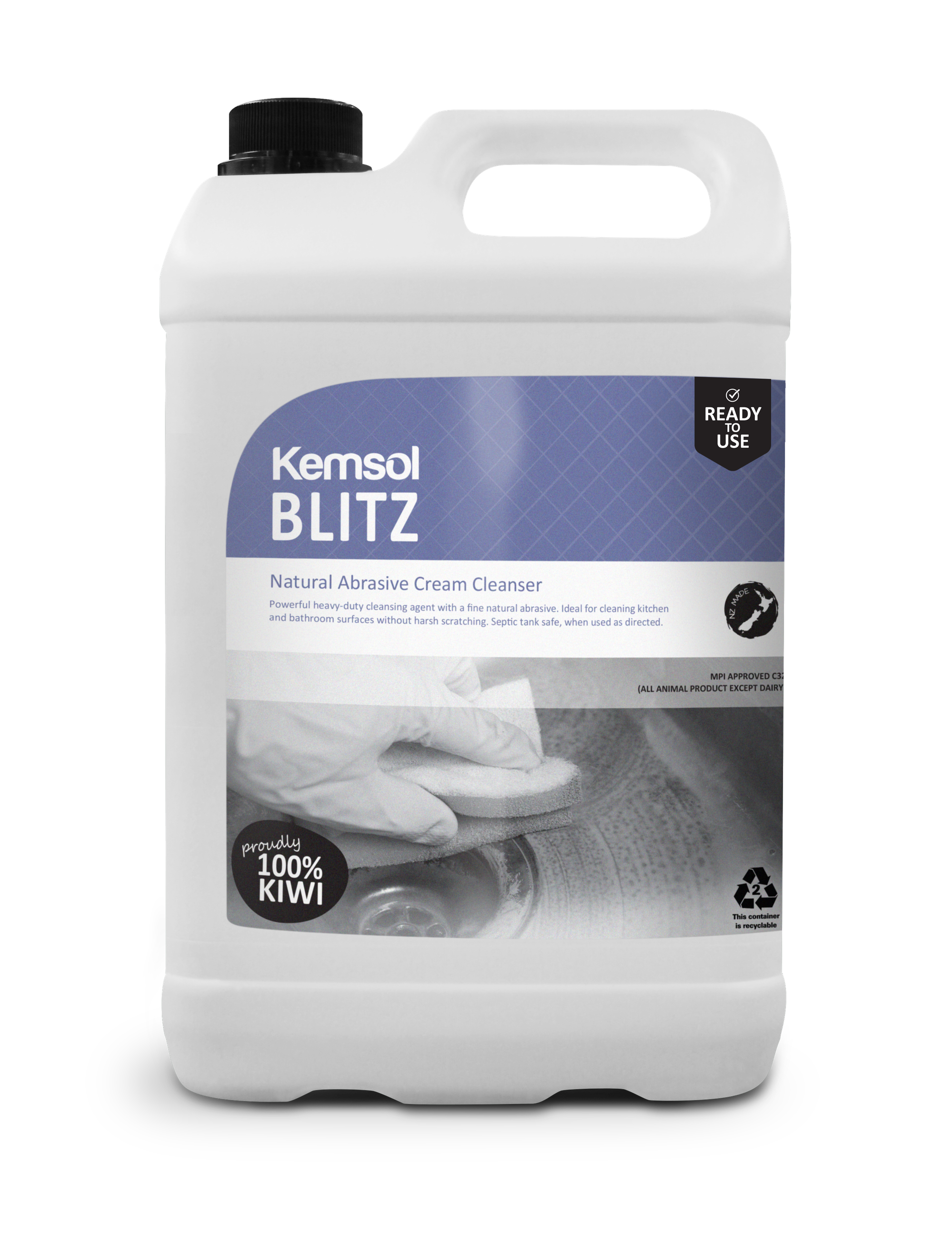 Kemsol Blitz Natural Abrasive Cream Cleanser